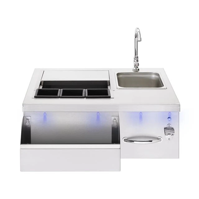TrueFlame 30-Inch Lighted Beverage & Prep Station (TF-BC-30L) 3 TrueFlame 30-Inch Lighted Beverage & Prep Station (TF-BC-30L)
