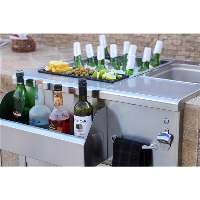 TrueFlame 30-Inch Lighted Beverage & Prep Station (TF-BC-30L) 5 TrueFlame 30-Inch Lighted Beverage & Prep Station (TF-BC-30L) - Image 3