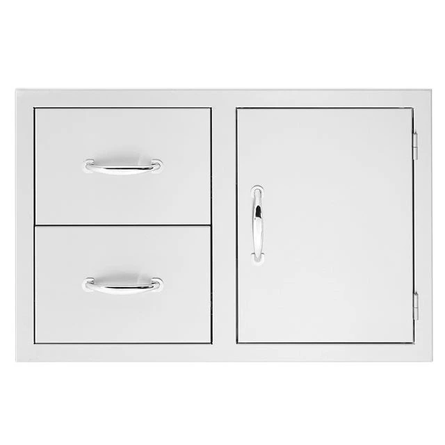 TrueFlame 33-Inch 2-Drawer & Access Door Combo (TF-DC2-33) 3 TrueFlame 33-Inch 2-Drawer & Access Door Combo (TF-DC2-33)