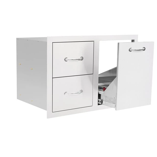TrueFlame 33-Inch 2-Drawer & Vented LP Tank Pullout Drawer Combo (TF-DC2-33LP-A) 5 TrueFlame 33-Inch 2-Drawer & Vented LP Tank Pullout Drawer Combo (TF-DC2-33LP-A) - Image 3