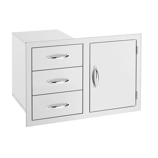 TrueFlame 33-Inch 3-Drawer & Access Door Combo (TF-DC3-33) 4 TrueFlame 33-Inch 3-Drawer & Access Door Combo (TF-DC3-33) - Image 2