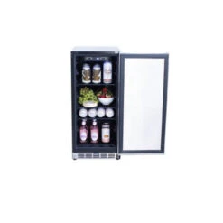 TrueFlame 15-Inch 3.2 Cu. Ft. Outdoor Rated Refrigerator (AMD-RFR-15S) 10 TrueFlame 15-Inch 3.2 Cu. Ft. Outdoor Rated Refrigerator (AMD-RFR-15S) -Outdoor Kitchen Shop 125 tf rfr 15s 3