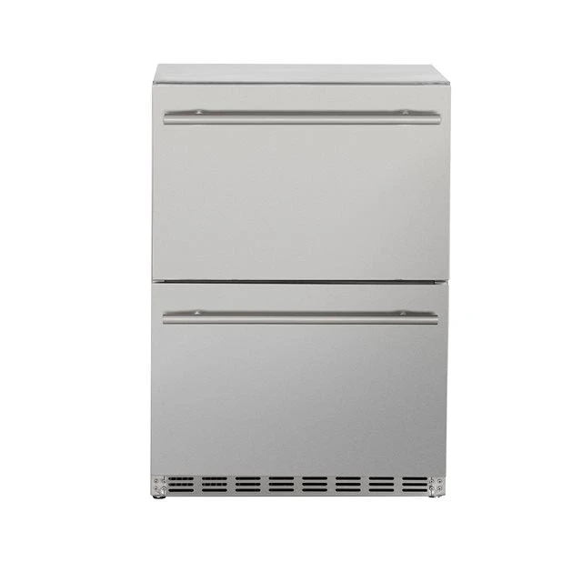 TrueFlame 24-Inch 5.3 Cu. Ft. Deluxe Outdoor Rated 2-Drawer Refrigerator (AMD-RFR-24D-R-A) 3 TrueFlame 24-Inch 5.3 Cu. Ft. Deluxe Outdoor Rated 2-Drawer Refrigerator (AMD-RFR-24D-R-A)