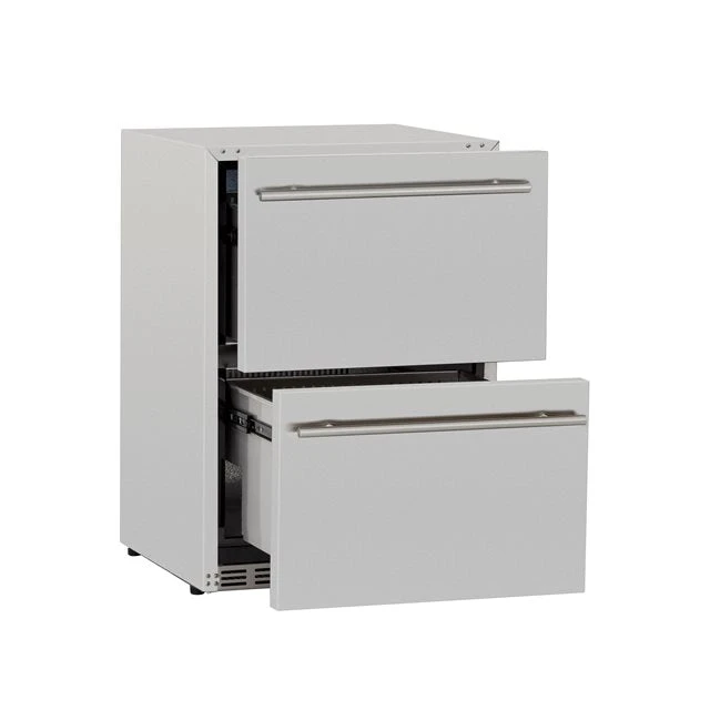 TrueFlame 24-Inch 5.3 Cu. Ft. Deluxe Outdoor Rated 2-Drawer Refrigerator (AMD-RFR-24D-R-A) 5 TrueFlame 24-Inch 5.3 Cu. Ft. Deluxe Outdoor Rated 2-Drawer Refrigerator (AMD-RFR-24D-R-A) - Image 3