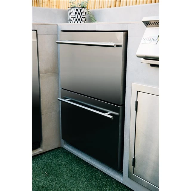 TrueFlame 24-Inch 5.3 Cu. Ft. Deluxe Outdoor Rated 2-Drawer Refrigerator (AMD-RFR-24D-R-A) 7 TrueFlame 24-Inch 5.3 Cu. Ft. Deluxe Outdoor Rated 2-Drawer Refrigerator (AMD-RFR-24D-R-A) - Image 5