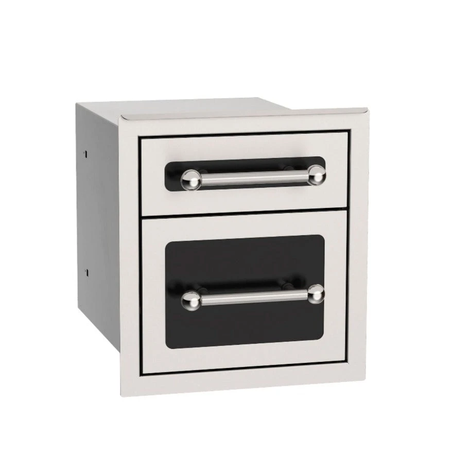 Fire Magic Black Diamond Double Drawer 3 Fire Magic Black Diamond Double Drawer