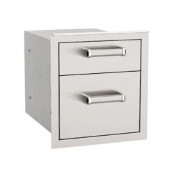 Fire Magic Double Drawer 6 Fire Magic Double Drawer -Outdoor Kitchen Shop 2400x2400 53802SC angledclosedgallery