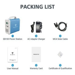 BLUETTI EB150 Portable Power Station 1000W/1500Wh 26 BLUETTI EB150 Portable Power Station 1000W/1500Wh -Outdoor Kitchen Shop 2 1000x dbdae354 a1d9 4f30 8a77 c15d614e7f0d