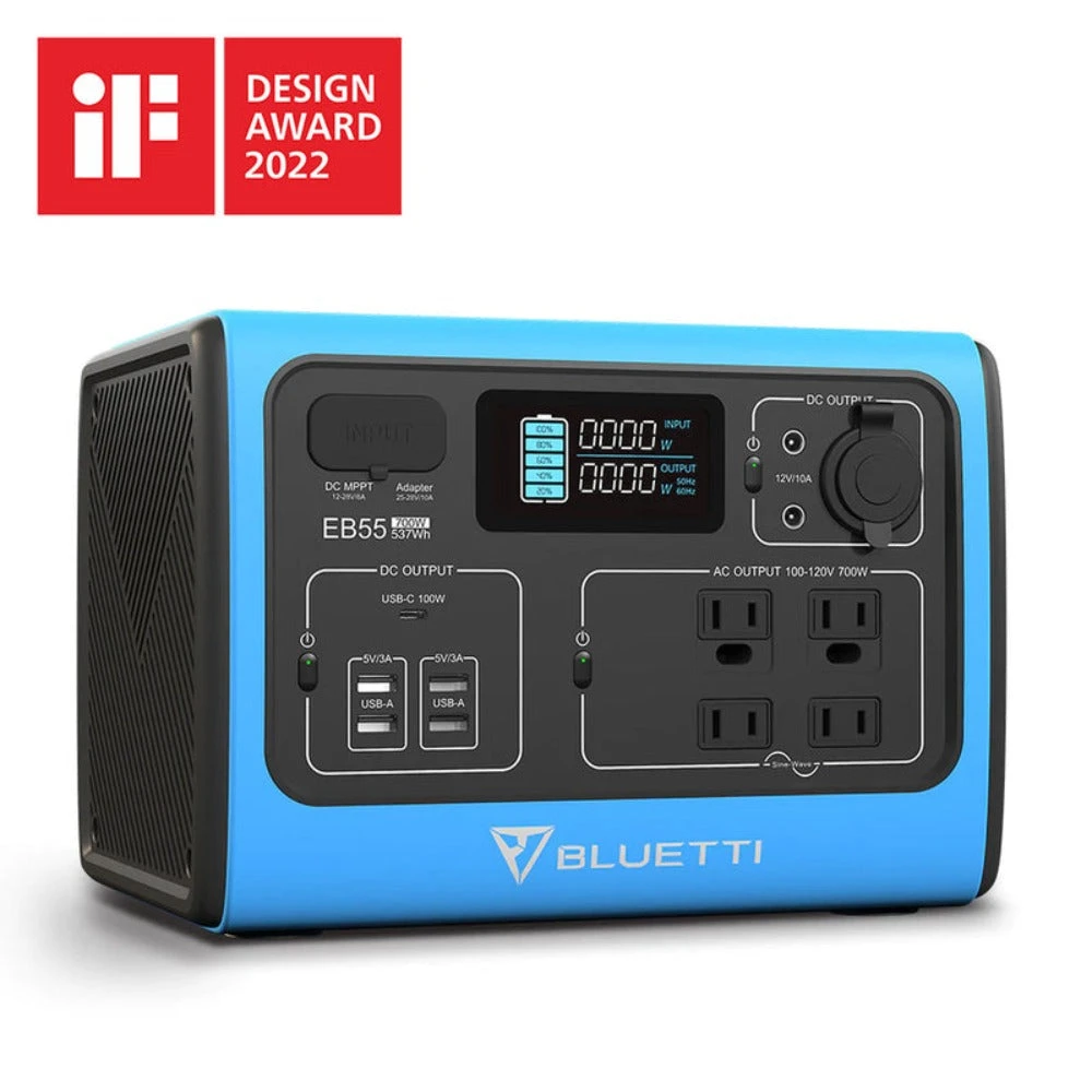BLUETTI EB55 Portable Power Station 700W/537Wh 5 BLUETTI EB55 Portable Power Station 700W/537Wh - Image 3