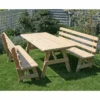 Creekvine Designs Red Cedar Classic Family Picnic Table With Backed Benches 1 Creekvine Designs Red Cedar Classic Family Picnic Table With Backed Benches -Outdoor Kitchen Shop 32x6 Classic With Backed Benches
