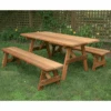 Creekvine Designs Red Cedar Classic Family Picnic Table With Benches 1 Creekvine Designs Red Cedar Classic Family Picnic Table With Benches -Outdoor Kitchen Shop 32x6 Classic With Benches