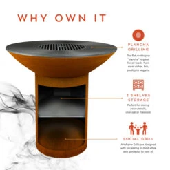 Arteflame Classic 40" Grill - Tall Round Base 19 Arteflame Classic 40" Grill - Tall Round Base -Outdoor Kitchen Shop 5 700x d3c84f5a aa50 42ce 974c 153ca98a0726