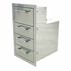 Alfresco 17-Inch Paper Towel Holder & Three Storage Drawer Combo - AXE-3DRTH-SC 7 Alfresco 17-Inch Paper Towel Holder & Three Storage Drawer Combo - AXE-3DRTH-SC -Outdoor Kitchen Shop Alfresco17 InchPaperTowelHolder ThreeStorageDrawerCombo 3