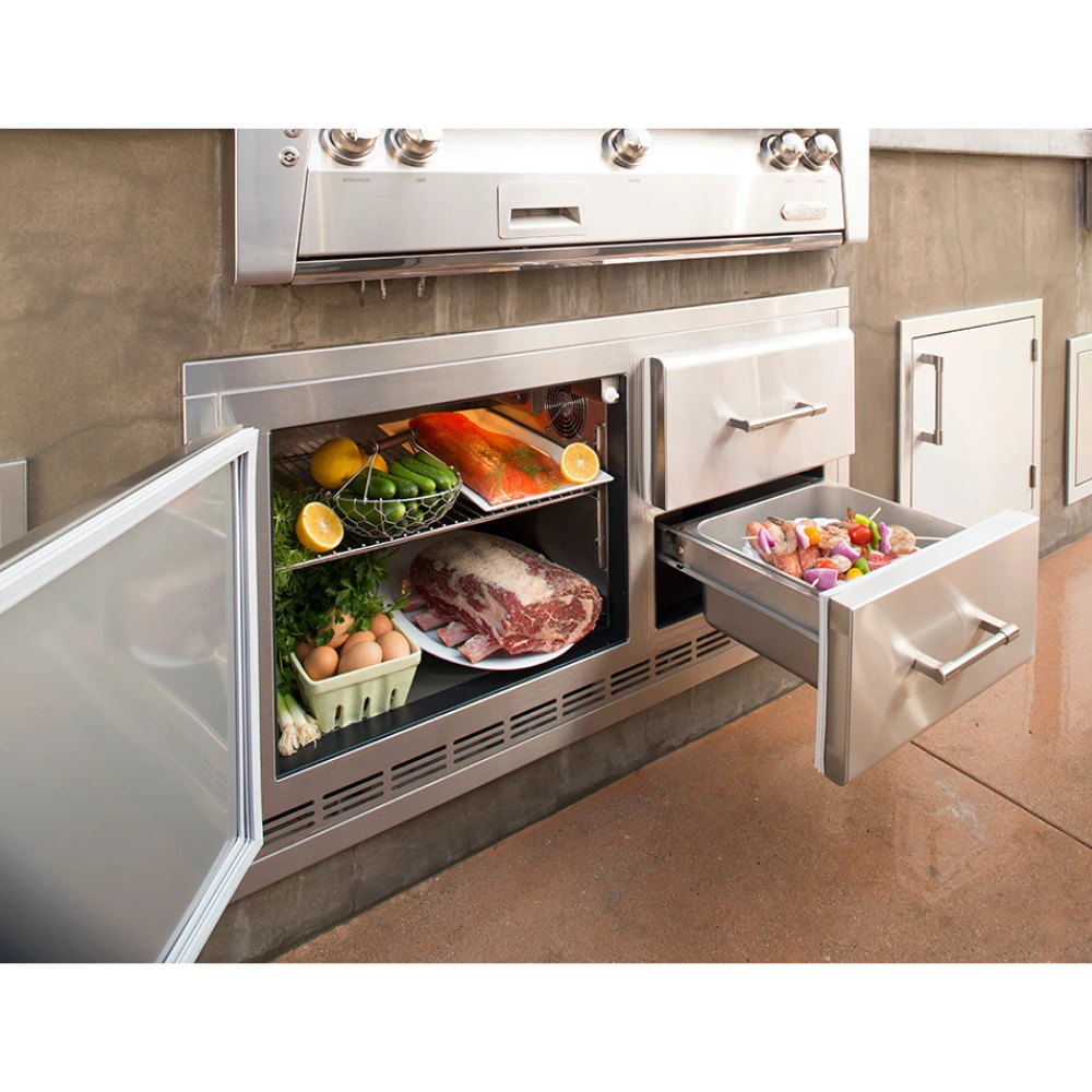 Alfresco 42-Inch 7.25 Cu. Ft Built-In Under Grill Refrigerator - ARXE-42 3 Alfresco 42-Inch 7.25 Cu. Ft Built-In Under Grill Refrigerator - ARXE-42