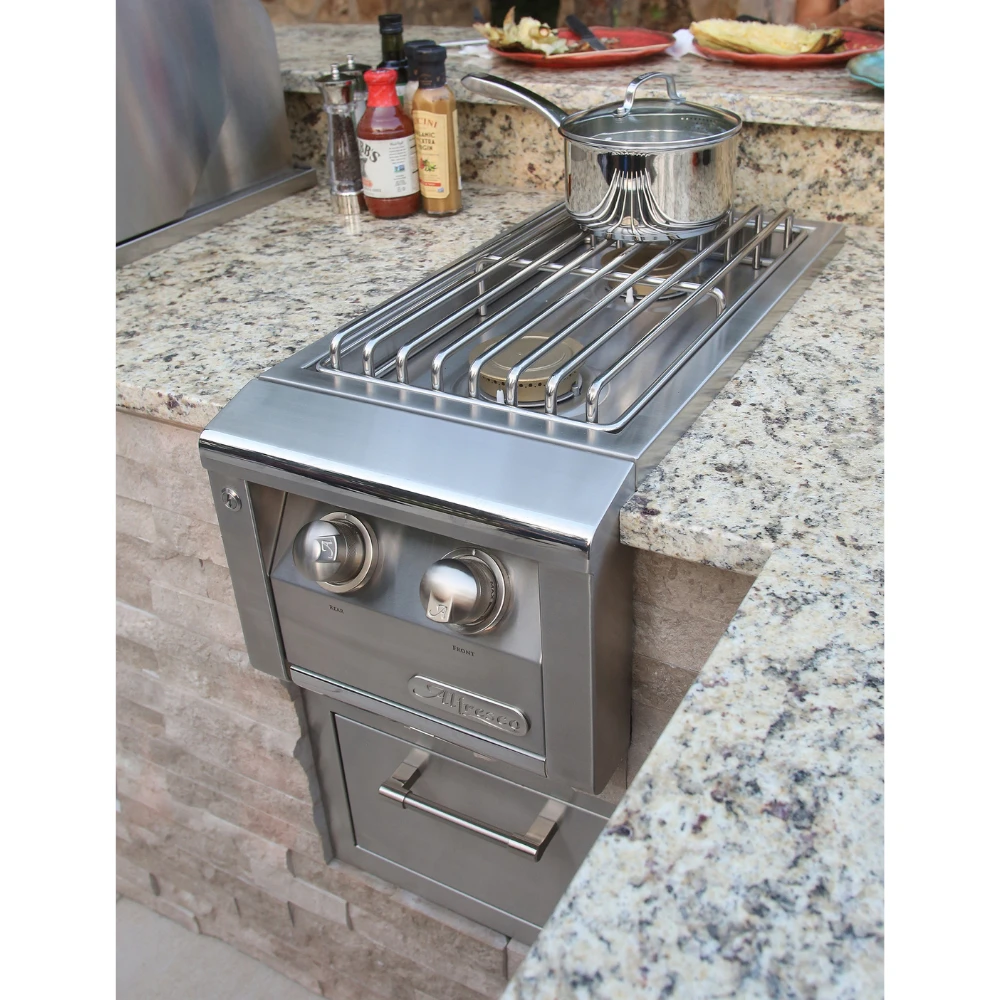 Alfresco Built-In Dual Side Burner - AXESB-2-NG/LP 4 Alfresco Built-In Dual Side Burner - AXESB-2-NG/LP - Image 2