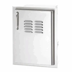American Outdoor Grill 14-Inch Single Access Door With Tank Tray & Louvers (20-14-SSDRV/RL) 5 American Outdoor Grill 14-Inch Single Access Door With Tank Tray & Louvers (20-14-SSDRV/RL) -Outdoor Kitchen Shop AmericanOutdoorGrill14 InchSingleAccessDoorWithTankTray Louvers 1