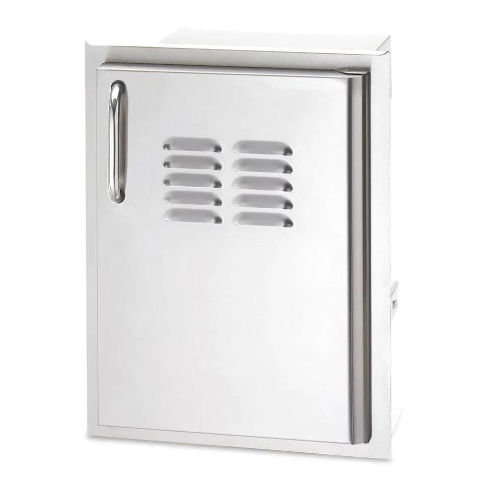 American Outdoor Grill 14-Inch Single Access Door With Tank Tray & Louvers (20-14-SSDRV/RL) 4 American Outdoor Grill 14-Inch Single Access Door With Tank Tray & Louvers (20-14-SSDRV/RL) - Image 2