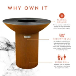 Arteflame Classic 40" Grill - Tall Round Base 13 Arteflame Classic 40" Grill - Tall Round Base -Outdoor Kitchen Shop Arteflame Classic40 2 700x 69f9aa40 d1a2 4337 9861 22d220d8d200