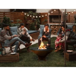 Arteflame Classic 40" Black Label - Low Round Base 10 Arteflame Classic 40" Black Label - Low Round Base -Outdoor Kitchen Shop ArteflameClassic40BlackLabel LowRoundBase