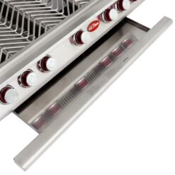 Cal Flame P Series 5-Burner Built-In Gas Grill, 40-Inch 13 Cal Flame P Series 5-Burner Built-In Gas Grill, 40-Inch -Outdoor Kitchen Shop BBQ13P05 tray