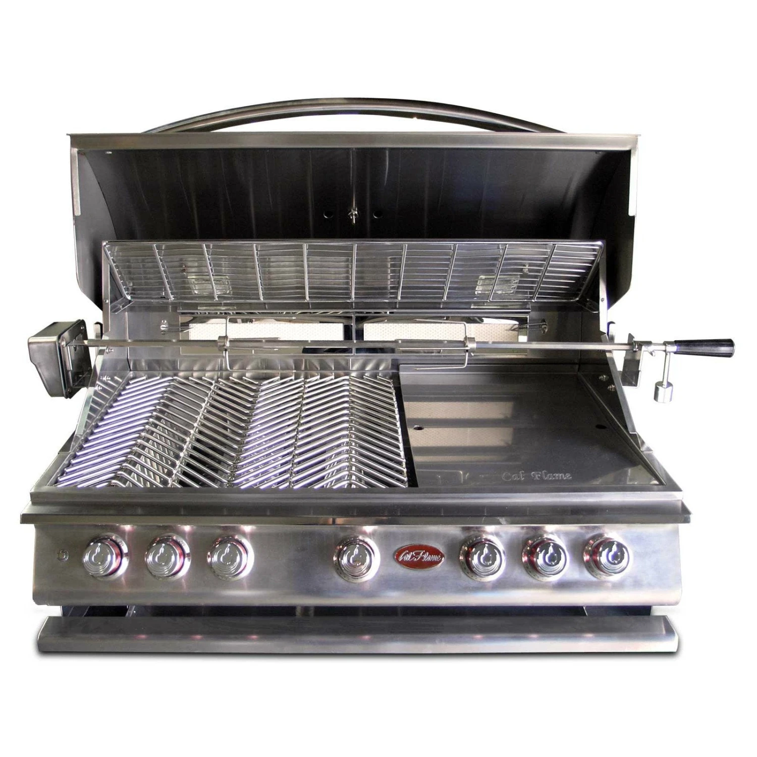 Cal Flame P Series 5-Burner Built-In Gas Grill, 40-Inch 3 Cal Flame P Series 5-Burner Built-In Gas Grill, 40-Inch