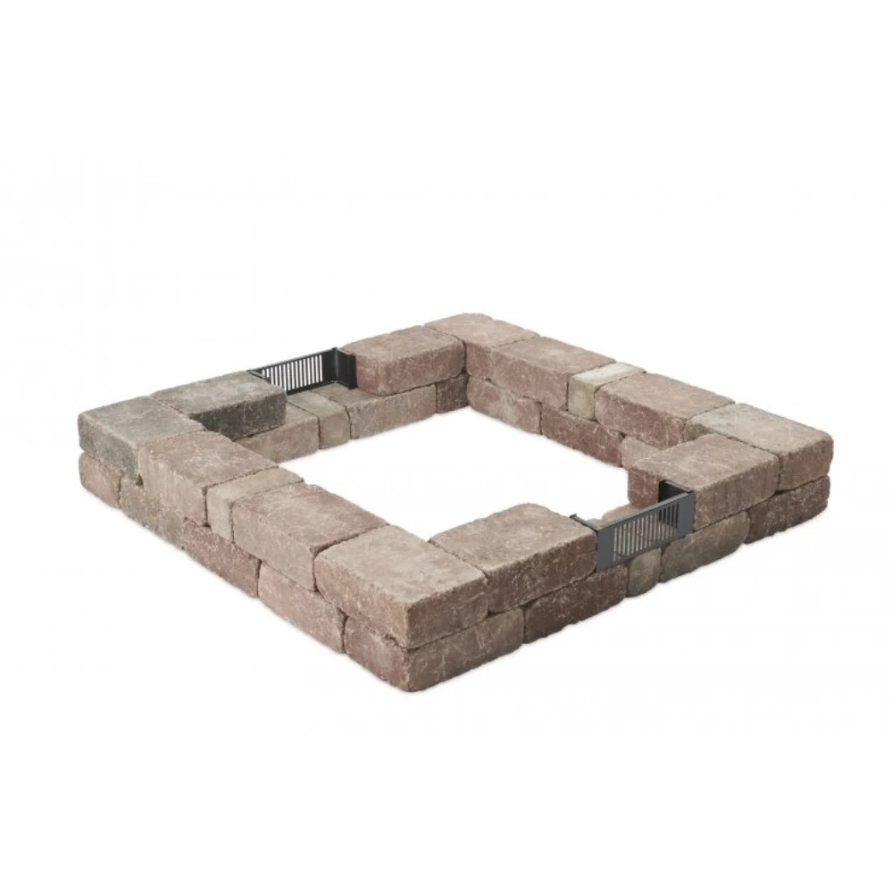 The Outdoor Greatroom Company Bronson Block Square Gas Fire Pit Kit (BRON5151-K) 6 The Outdoor Greatroom Company Bronson Block Square Gas Fire Pit Kit (BRON5151-K) - Image 4