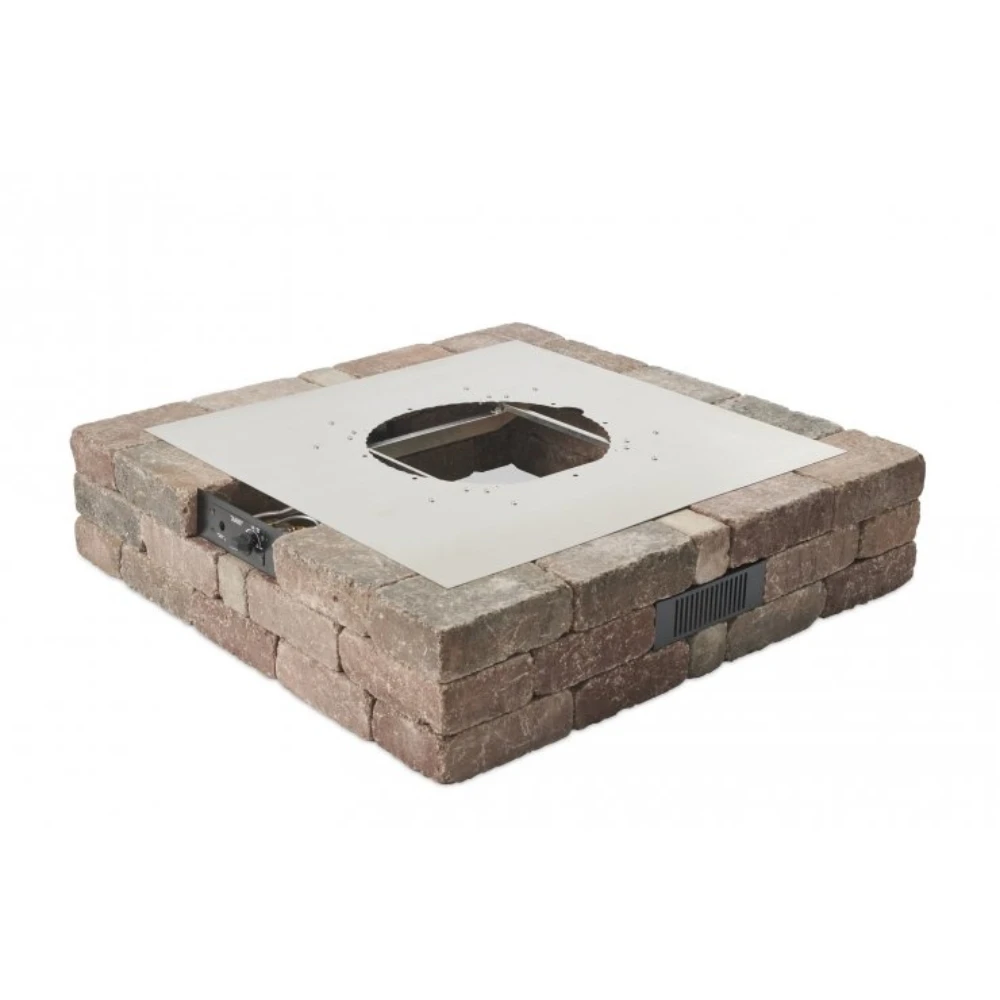 The Outdoor Greatroom Company Bronson Block Square Gas Fire Pit Kit (BRON5151-K) 8 The Outdoor Greatroom Company Bronson Block Square Gas Fire Pit Kit (BRON5151-K) - Image 6