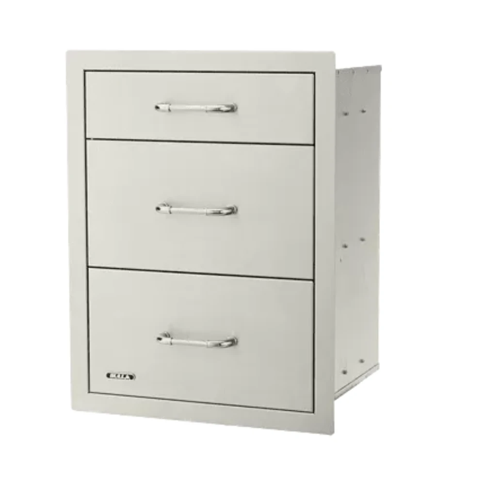 Bull Grills 21-Inch Stainless Steel Triple Access Drawer (58110) 5 Bull Grills 21-Inch Stainless Steel Triple Access Drawer (58110) - Image 3