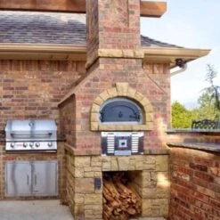 Chicago Brick Oven 750 DIY Hybrid Wood And Gas Fired Pizza Oven Kit -Outdoor Kitchen Shop CBO 750 DIY hybrid d