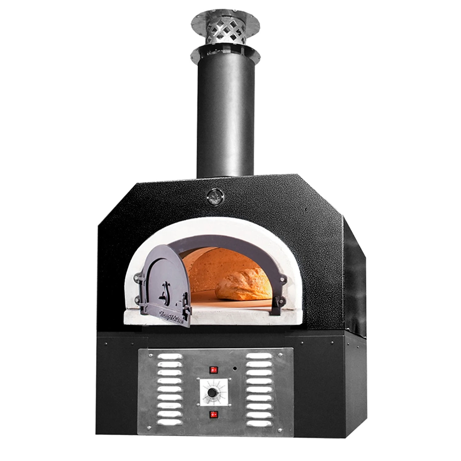 Chicago Brick Oven 750 Countertop Hybrid Gas & Wood Fired Pizza Oven With Skirt 5 Chicago Brick Oven 750 Countertop Hybrid Gas & Wood Fired Pizza Oven With Skirt - Image 3