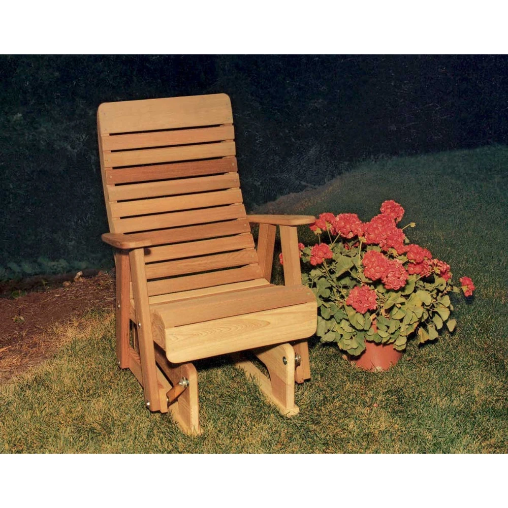 Creekvine Designs 2' Cedar Twin Ponds Rocking Glider 4 Creekvine Designs 2' Cedar Twin Ponds Rocking Glider - Image 2