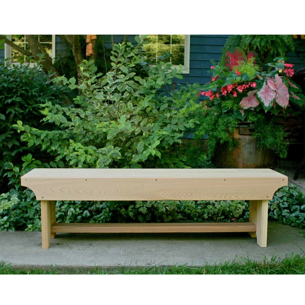 Creekvine Designs 5' Cedar 1805 Traditional Heavy Duty Bench 4 Creekvine Designs 5' Cedar 1805 Traditional Heavy Duty Bench - Image 2