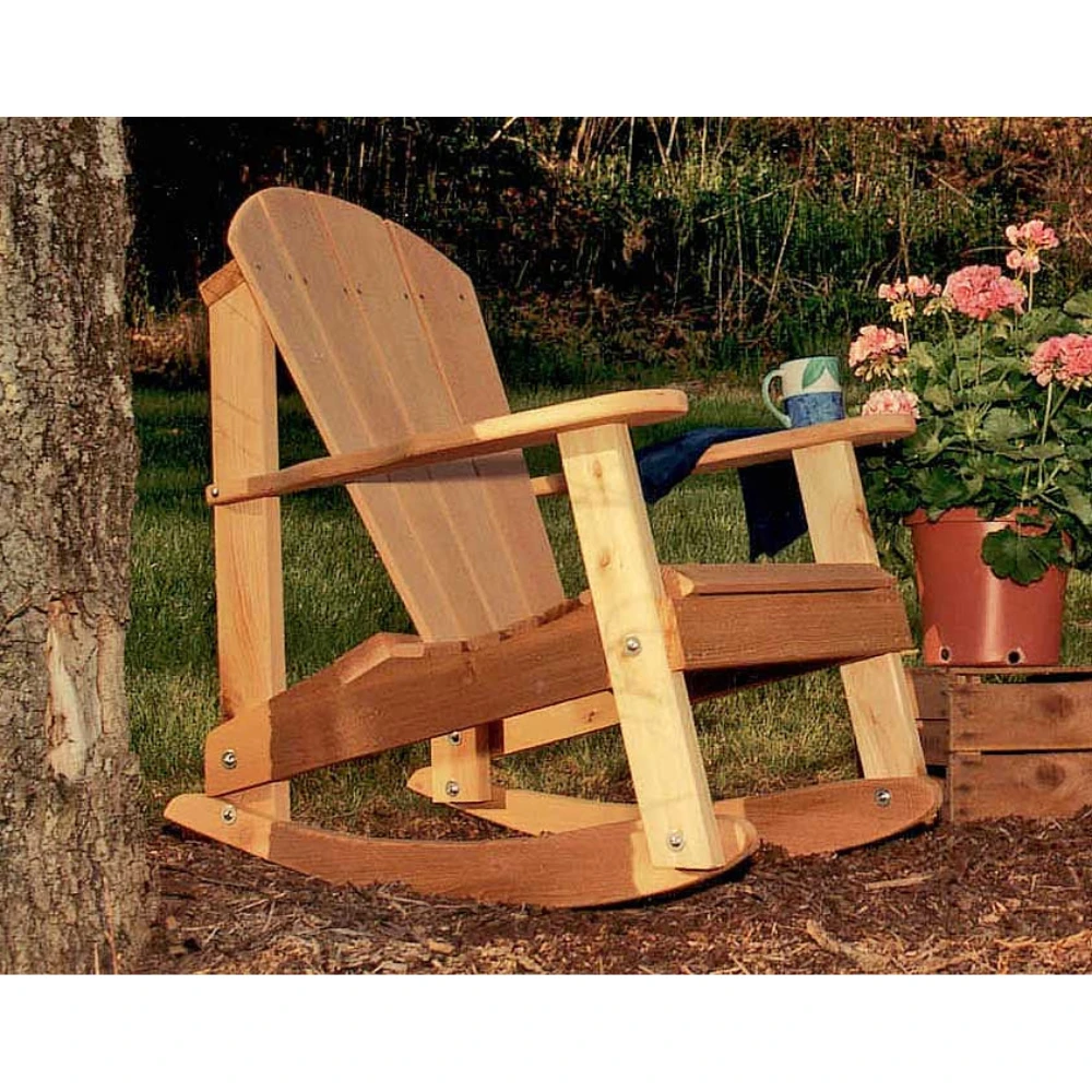 Creekvine Designs Cedar Adirondack Rocking Chair 4 Creekvine Designs Cedar Adirondack Rocking Chair - Image 2
