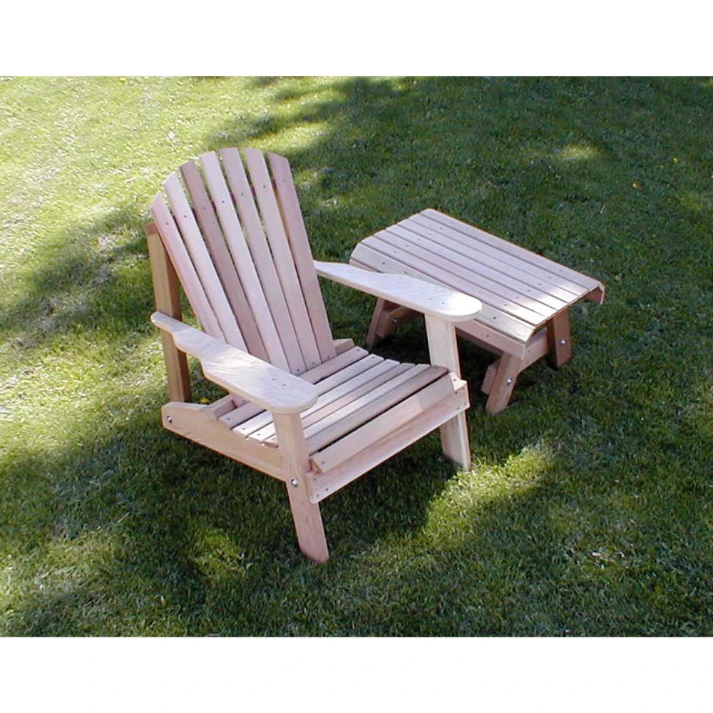 Creekvine Designs Cedar American Forest Adirondack Chair & Table Set 3 Creekvine Designs Cedar American Forest Adirondack Chair & Table Set