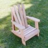 Creekvine Designs Cedar Child Size Wide Slat Adirondack Chair