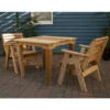 Creekvine Designs Cedar Classic Dining Set 2 Creekvine Designs Cedar Classic Dining Set -Outdoor Kitchen Shop CreekvineDesignsCedarClassicDiningSet
