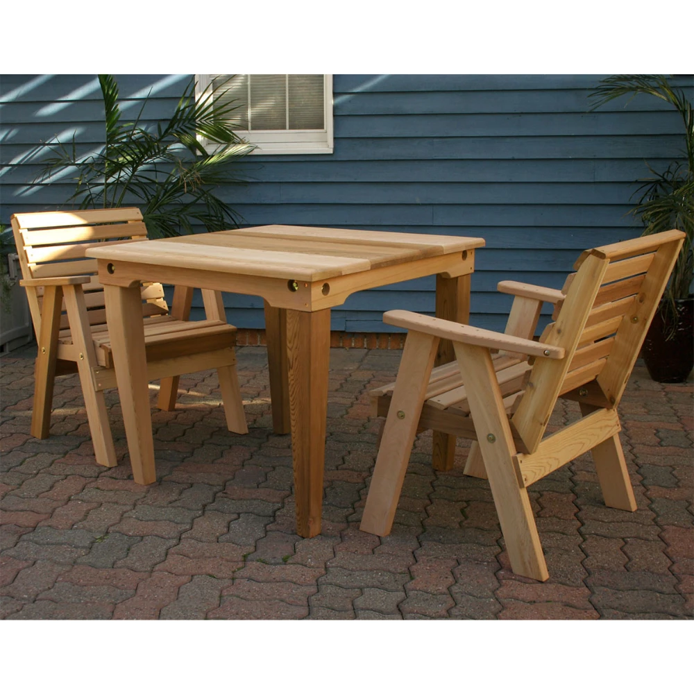 Creekvine Designs Cedar Classic Dining Set 3 Creekvine Designs Cedar Classic Dining Set