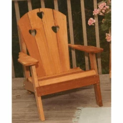 Creekvine Designs Cedar Country Hearts Adirondack Chair