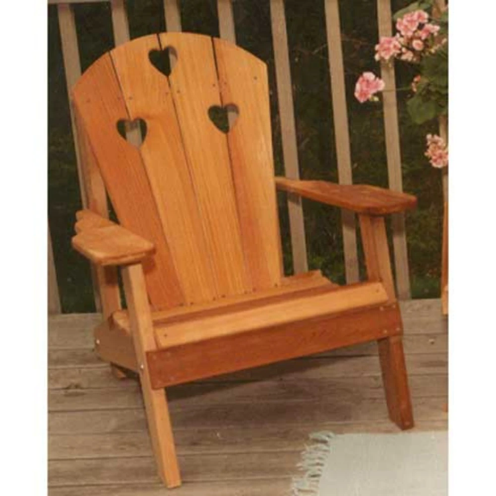 Creekvine Designs Cedar Country Hearts Adirondack Chair 3 Creekvine Designs Cedar Country Hearts Adirondack Chair