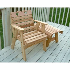 Creekvine Designs Cedar Country Hearts Patio Chair