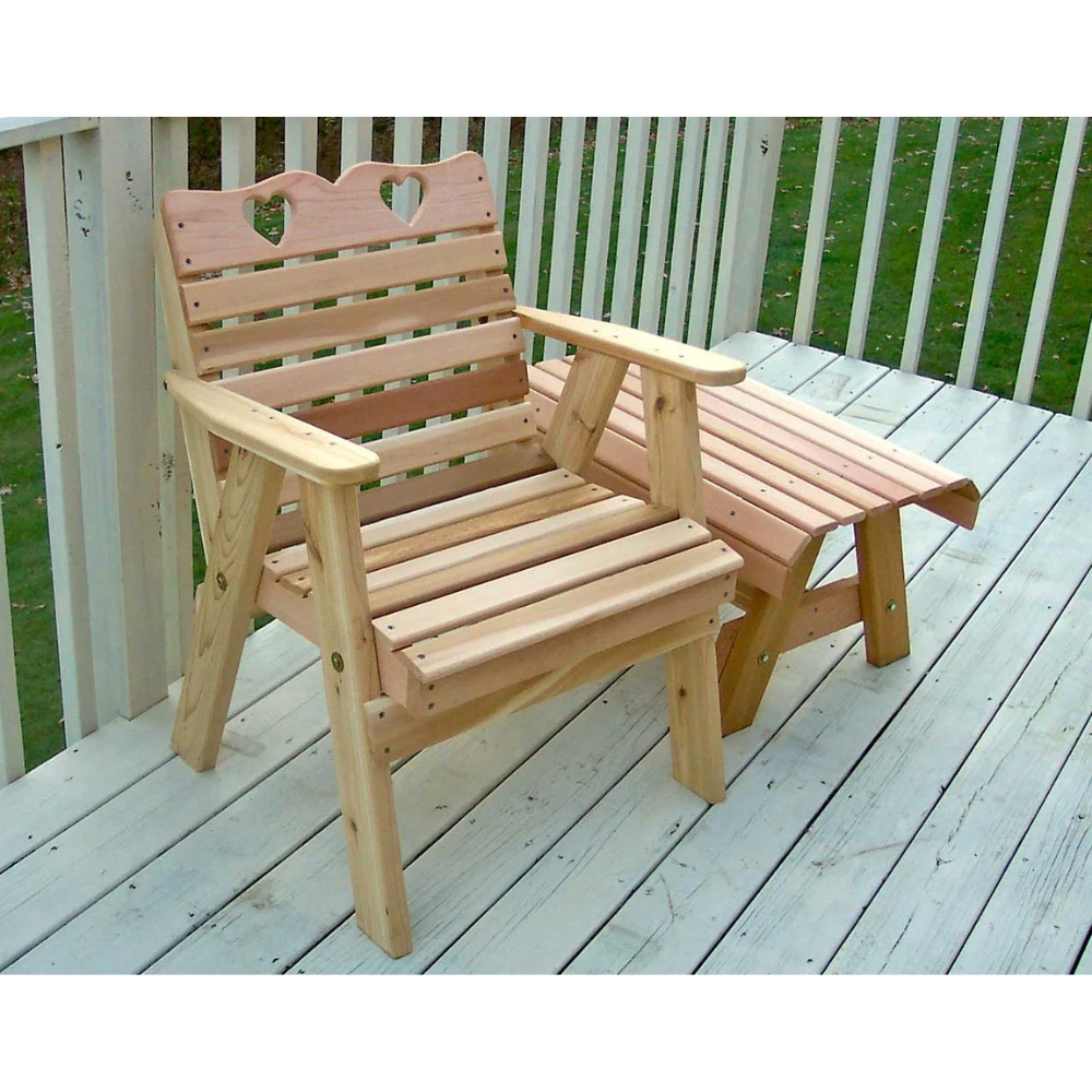 Creekvine Designs Cedar Country Hearts Patio Chair 3 Creekvine Designs Cedar Country Hearts Patio Chair