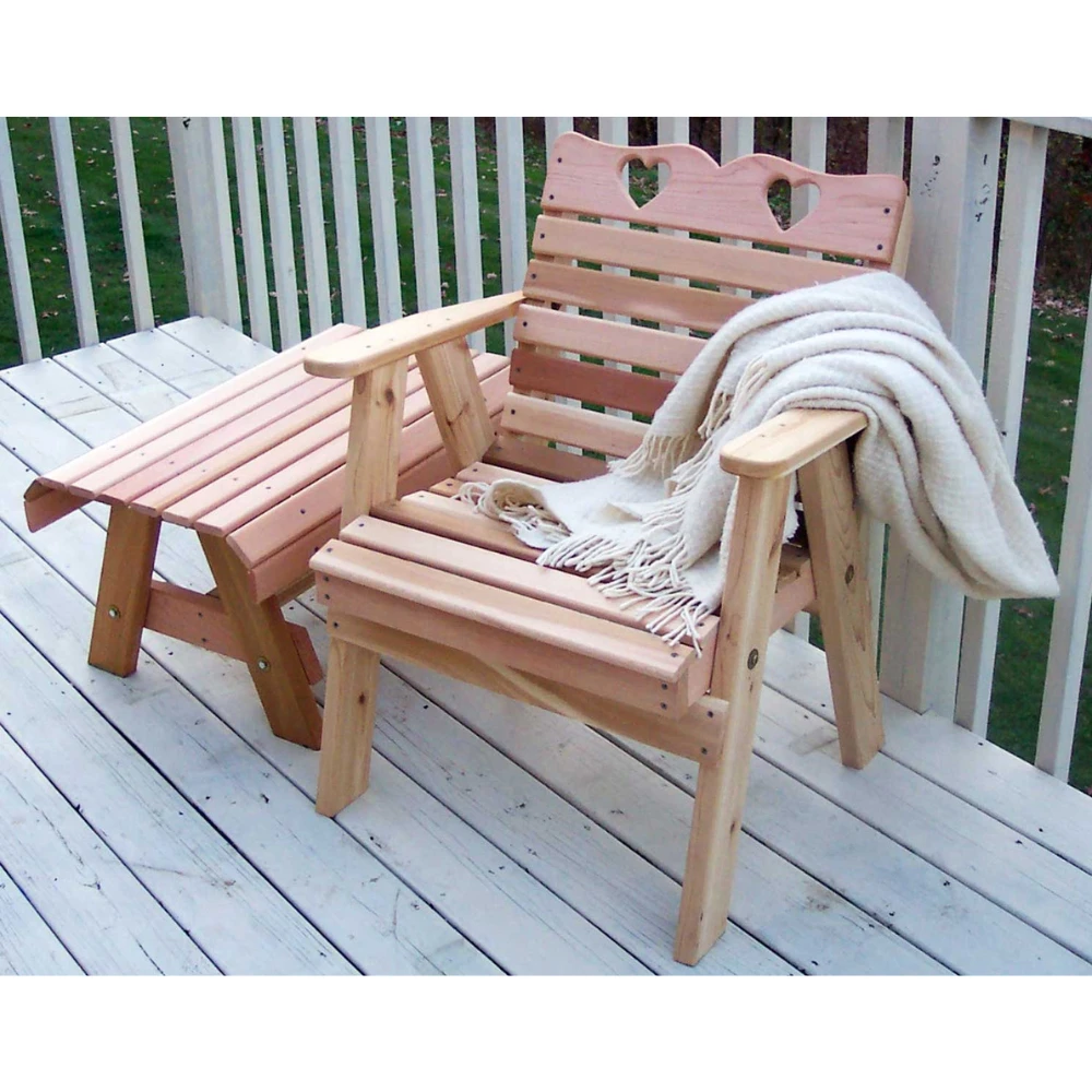 Creekvine Designs Cedar Country Hearts Patio Chair 4 Creekvine Designs Cedar Country Hearts Patio Chair - Image 2