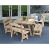 Creekvine Designs Cedar Four Square Dining Set 1 Creekvine Designs Cedar Four Square Dining Set -Outdoor Kitchen Shop CreekvineDesignsCedarFourSquareDiningSet