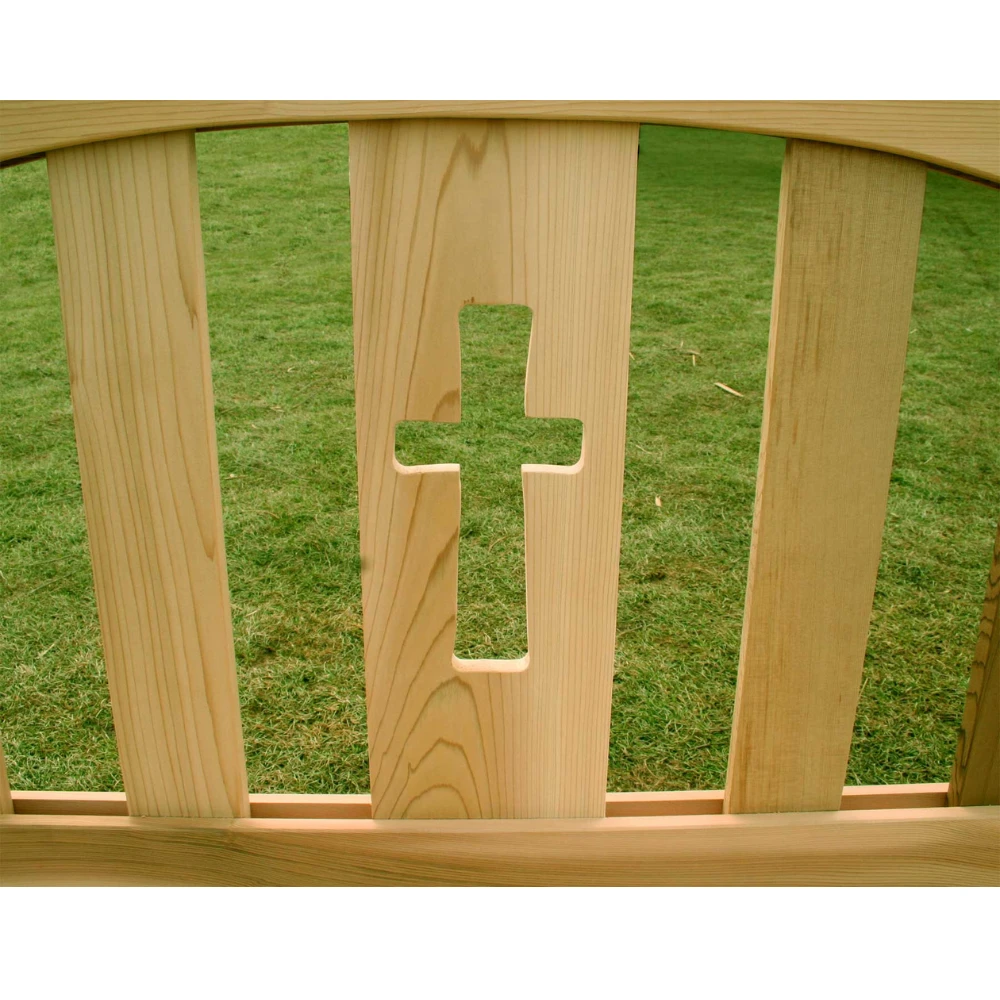 Creekvine Designs Cedar Holy Cross Garden Bench 5 Creekvine Designs Cedar Holy Cross Garden Bench - Image 3