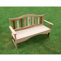 Creekvine Designs Cedar Holy Cross Garden Bench