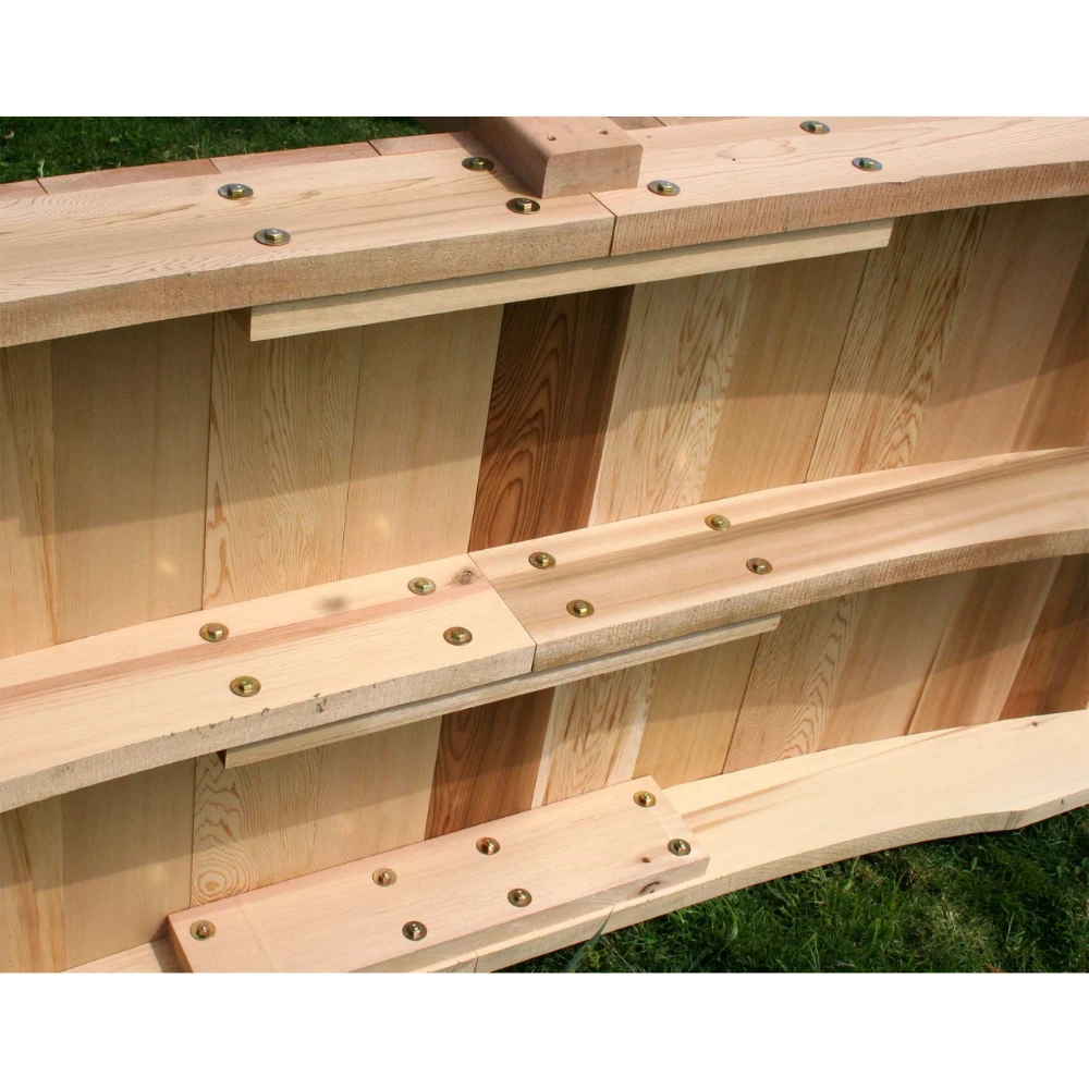 Creekvine Designs Cedar Pearl River Garden Bridge 6 Creekvine Designs Cedar Pearl River Garden Bridge - Image 4