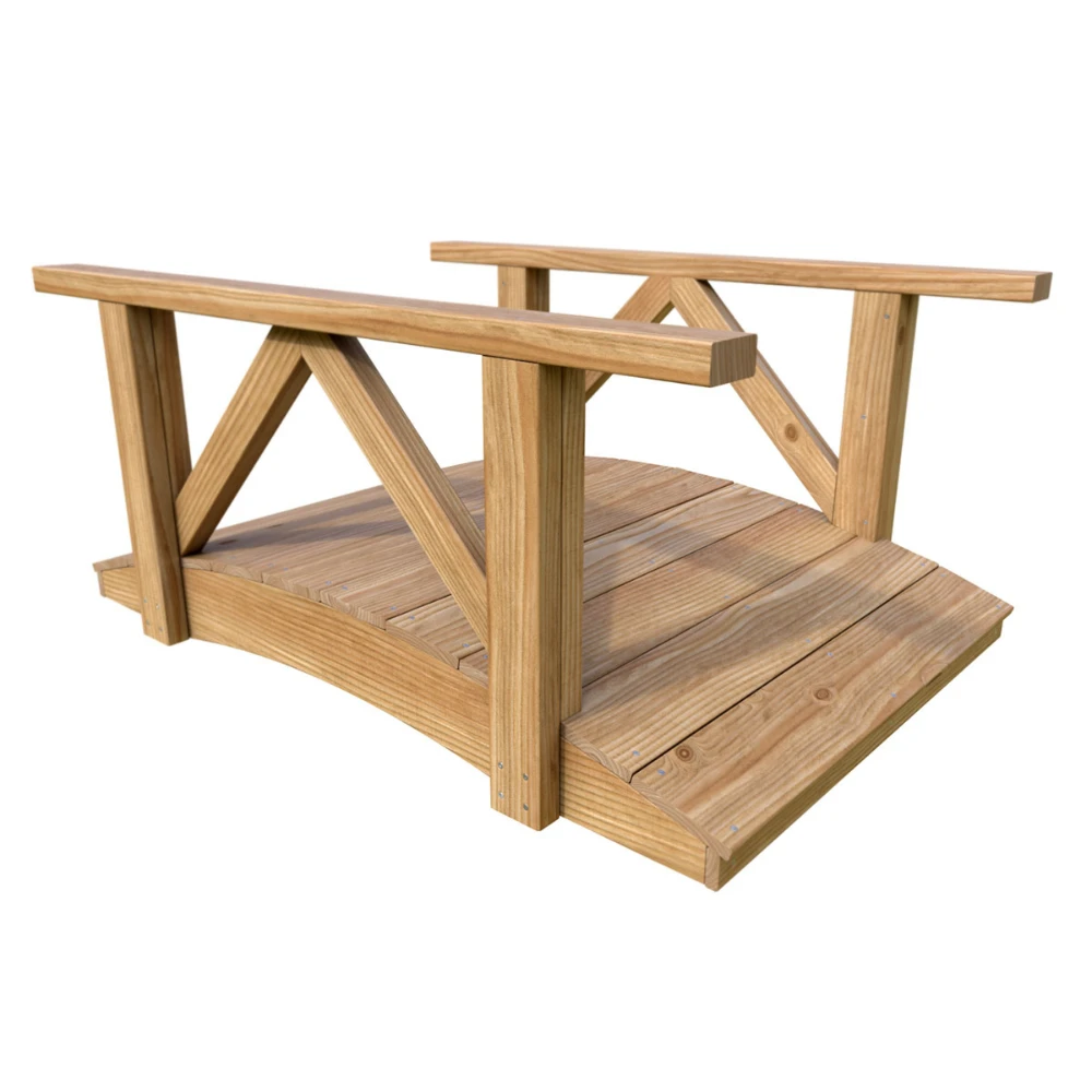 Creekvine Designs Cedar Pearl River Garden Bridge 7 Creekvine Designs Cedar Pearl River Garden Bridge - Image 5