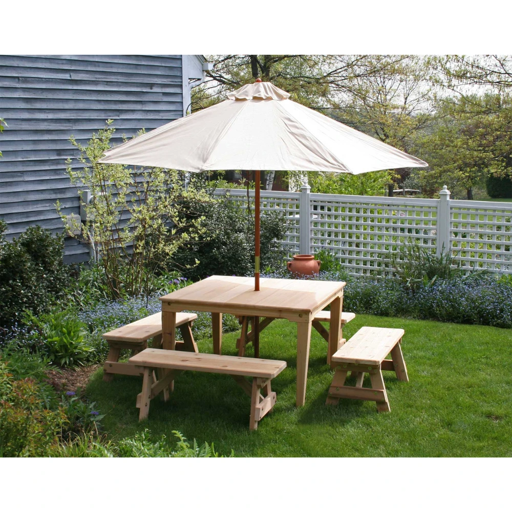 Creekvine Designs Cedar Social Dining Set 4 Creekvine Designs Cedar Social Dining Set - Image 2