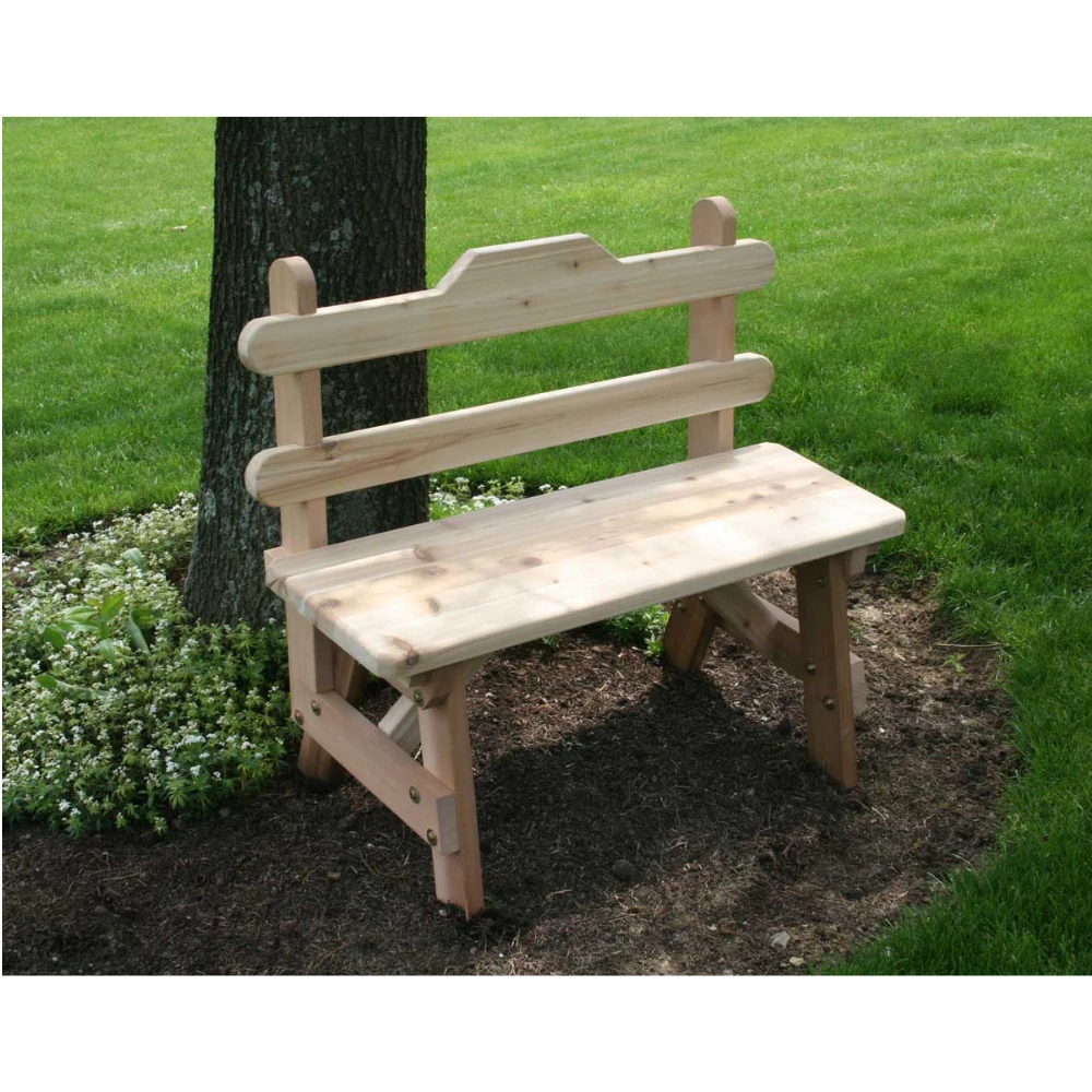Creekvine Designs Cedar Tab Back Bench 3 Creekvine Designs Cedar Tab Back Bench