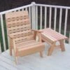 Creekvine Designs Cedar Twin Ponds Chair & Table Set